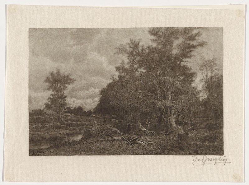 A Bouquet of Oaks, Frederick Juengling, 1886