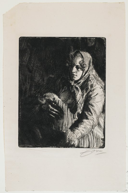 Madonna (A Mother), Anders Zorn, 1900