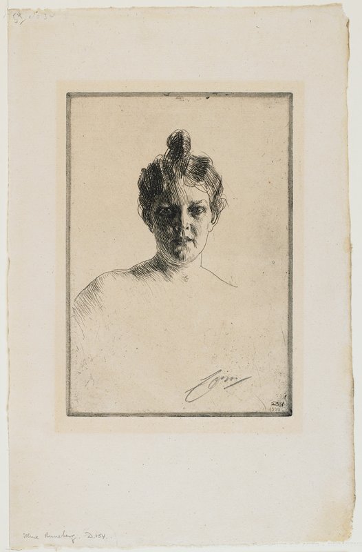 Mrs. Runeberg, Anders Zorn, 1900