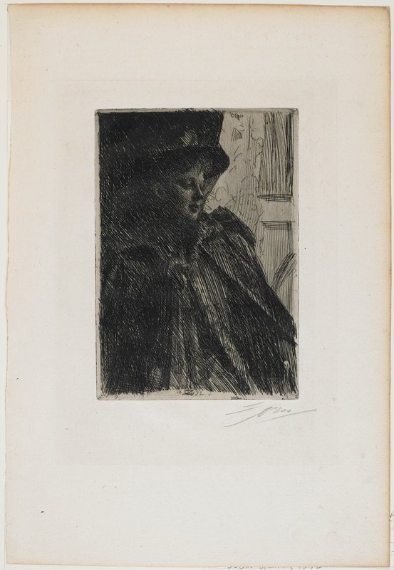 Olga Bratt, Anders Zorn, 1892