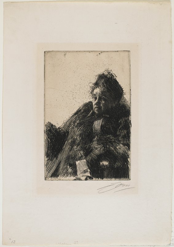 Mme. Simon II, Anders Zorn, 1891