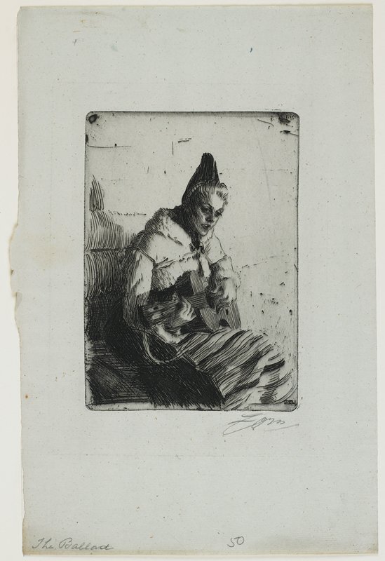 Old Ballad II, Anders Zorn, 1898