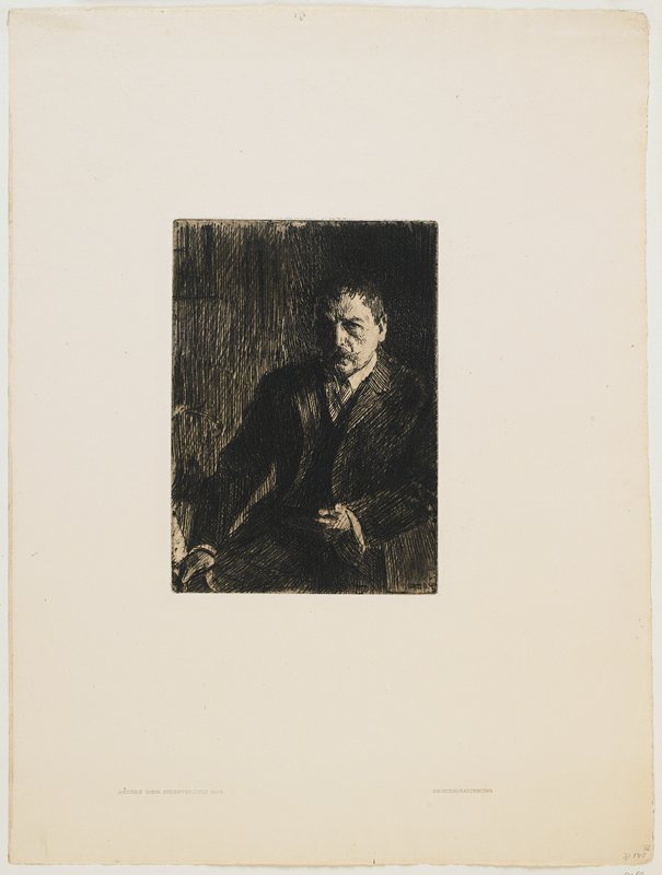 Self Portrait I, Anders Zorn, 1904