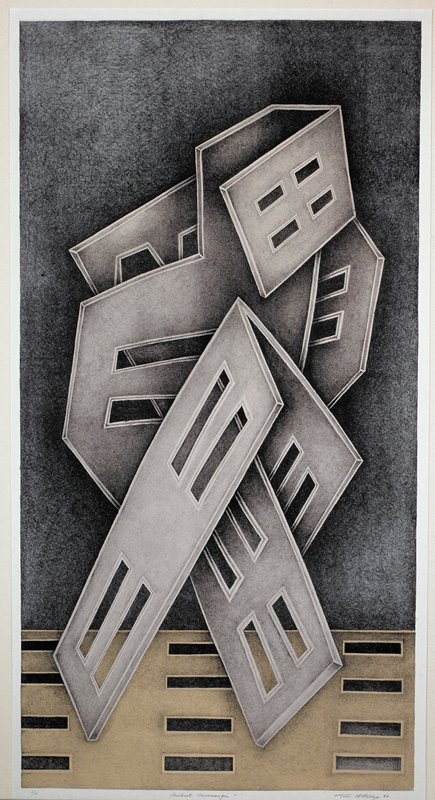 Cubist Messenger, Tom Attridge, 1984