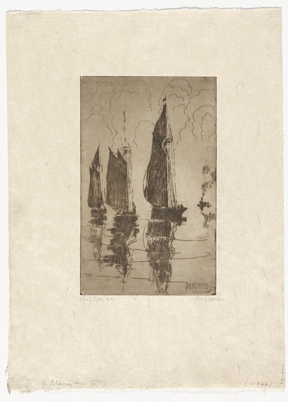 A Glassy Sea, Philip Little, 1916