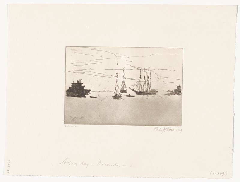 A Grey Day, December, Philip Little, 1919