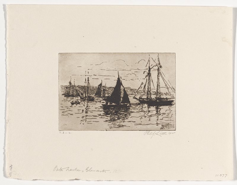 Outer Harbor, Gloucester, Philip Little, 1915