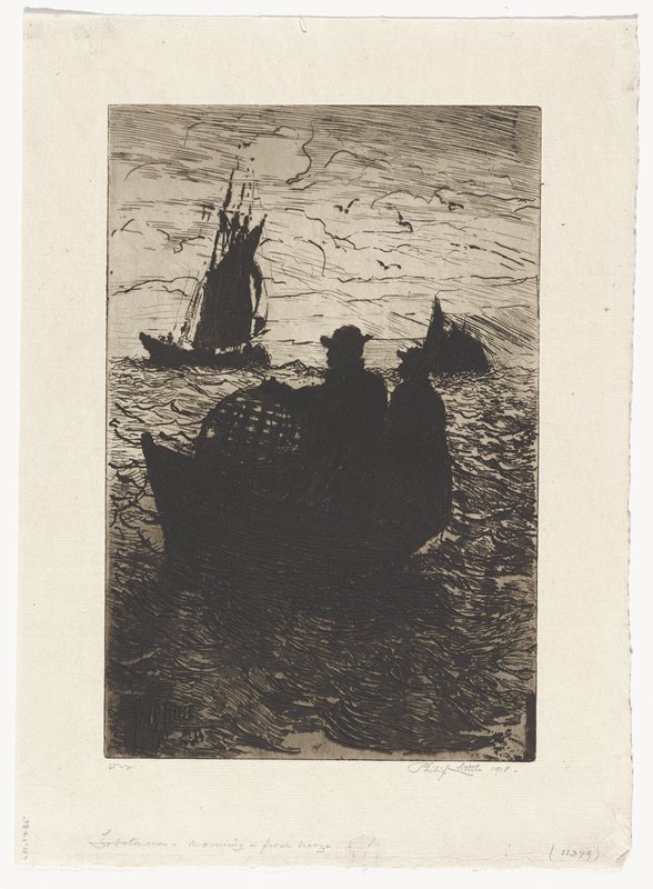 Lobstermen - Morning, Philip Little, 1918