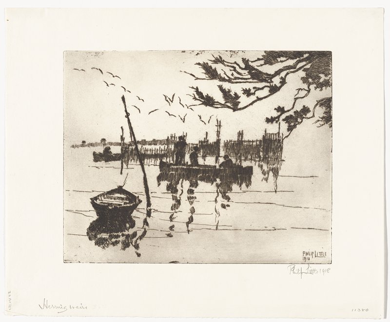 Herring Weirs, Philip Little, 1918