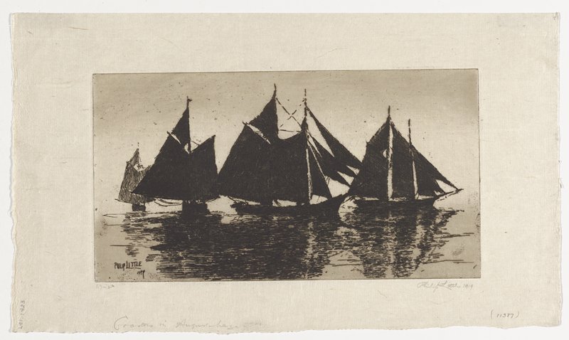 Coasters in August Haze, Philip Little, 1919