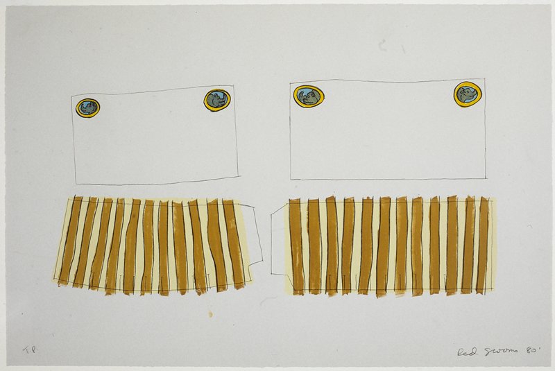 Dali Salad (suit and cuffs), Red Grooms, 1980