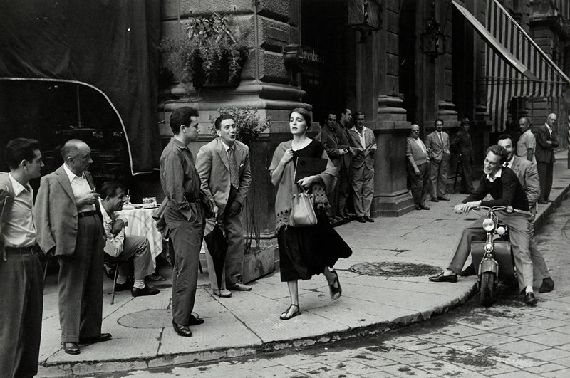 American Girl in Florence, Italy, Ruth Orkin, 1951 (printed 1960s–70s)