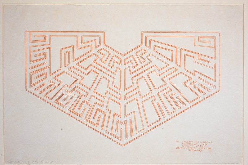 Third Grate (Uxmal), Philip Larson, 1978