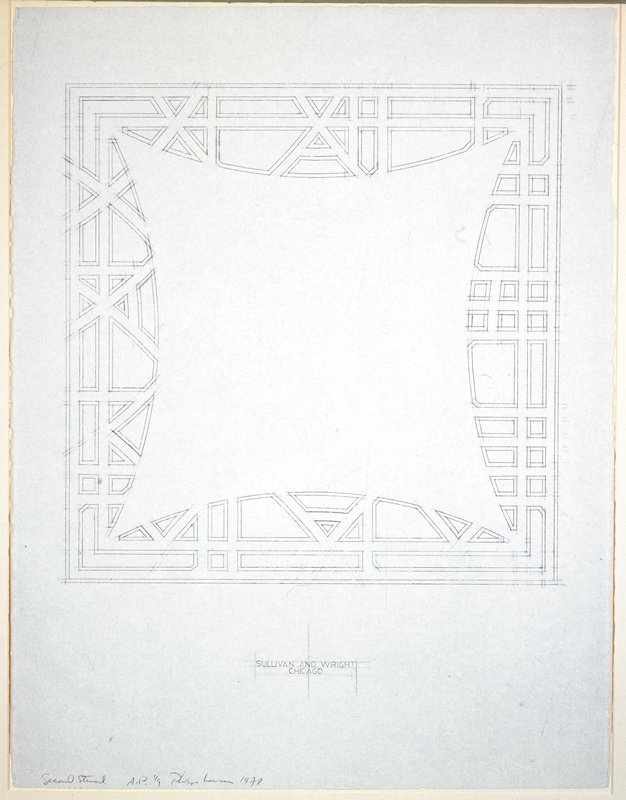 Second Stencil (Sullivan & Wright), Philip Larson, 1978