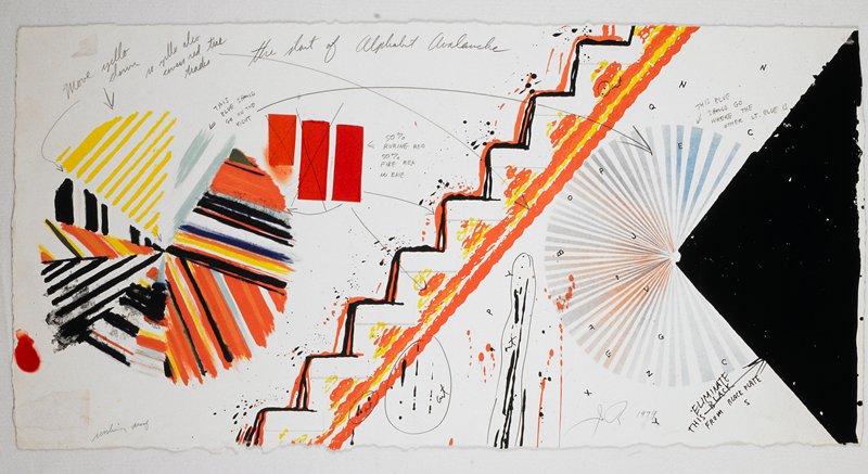 Alphabet Avalanche, James Rosenquist, 1979