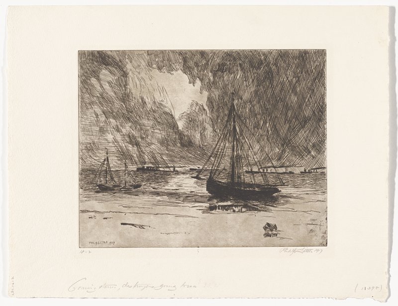 Coming Storm, Destroyers Going to Sea, Philip Little, 1917