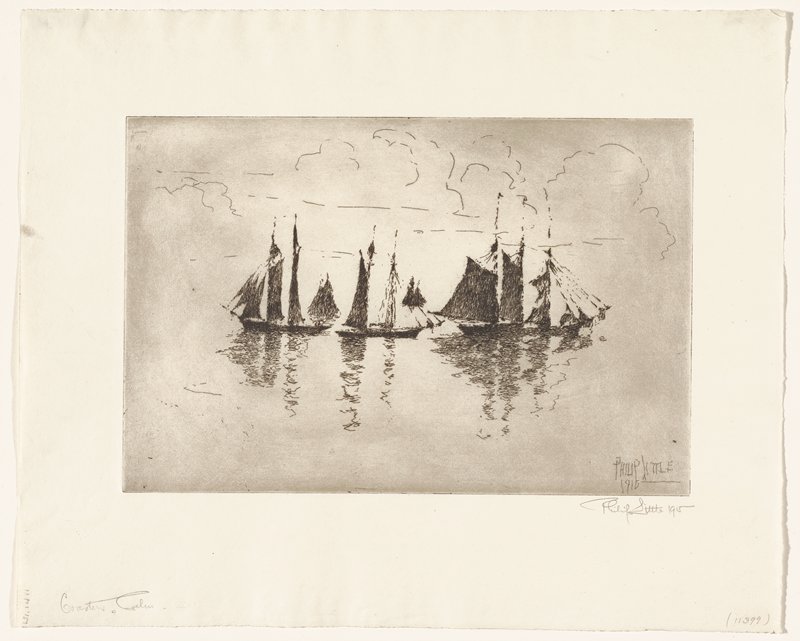 Coasters, Calm, Philip Little, 1915