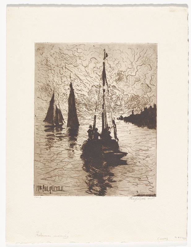 Fishermen - Morning, Philip Little, 1915
