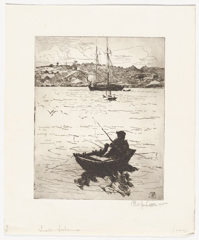 Smelt Fisherman, Philip Little, 1915
