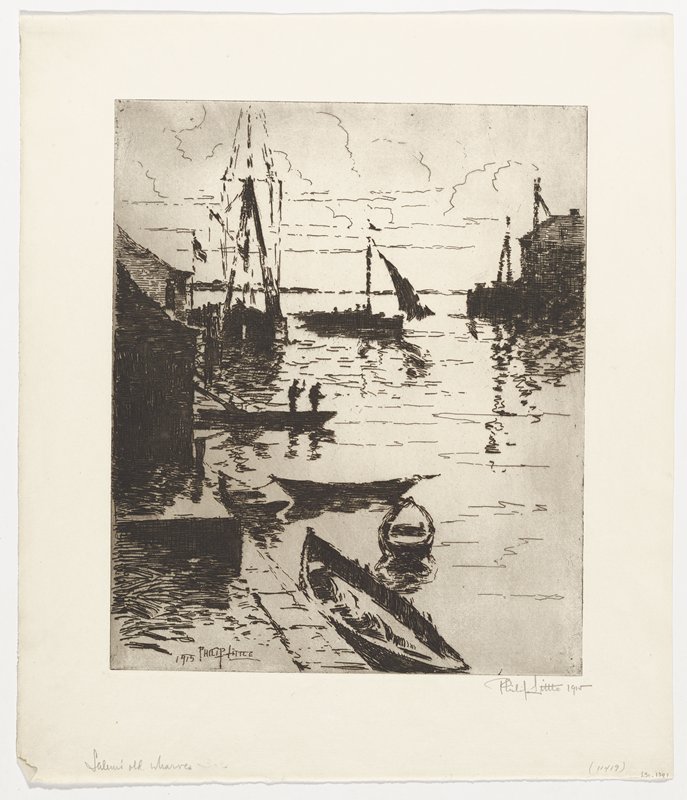 Salem's Old Wharves, Philip Little, 1915