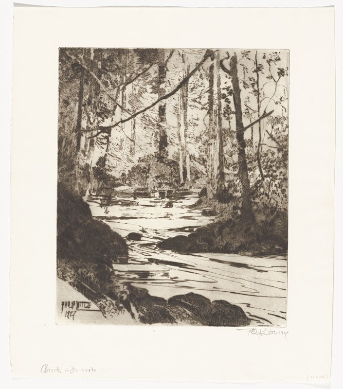 Brook in the Woods, Philip Little, 1927