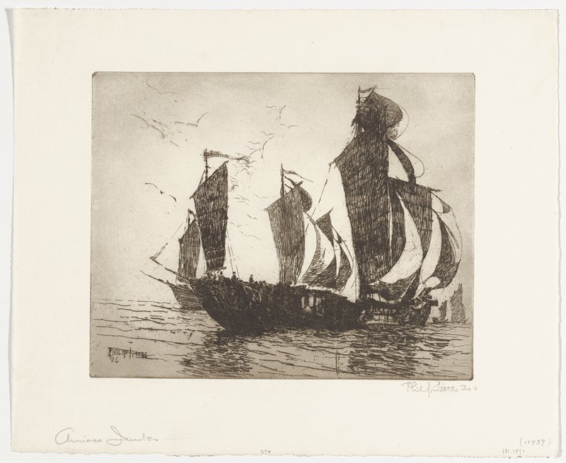 Chinese Junks, Philip Little, 1930
