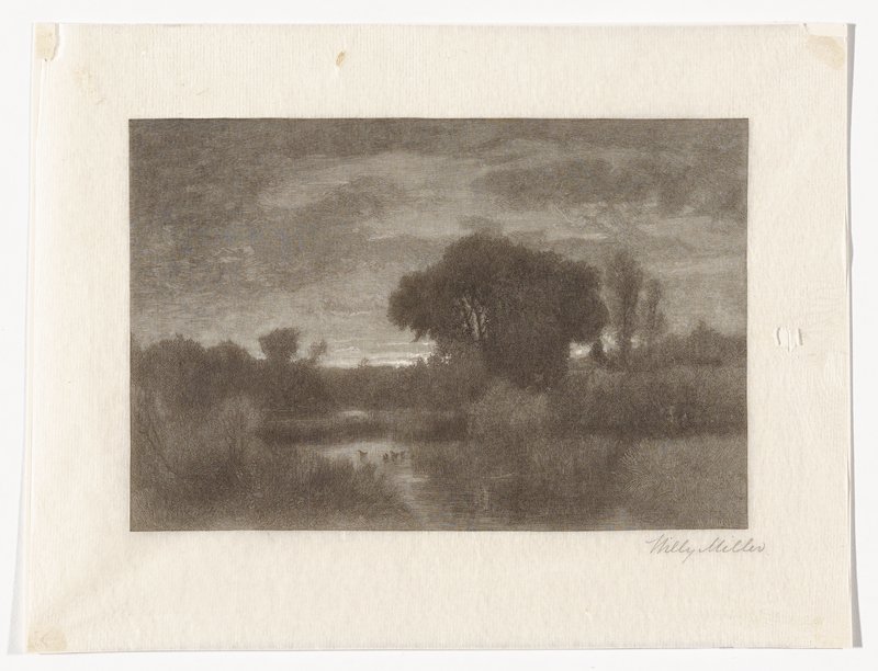 Sunset, William (Willy) Miller, 19th century