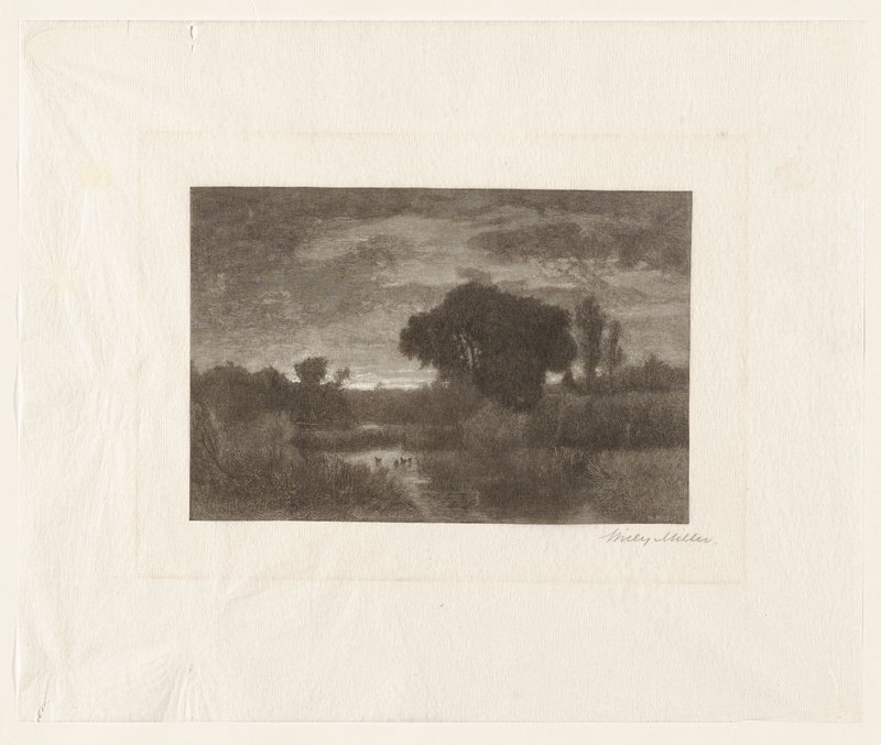 Sunset, William (Willy) Miller, 19th century