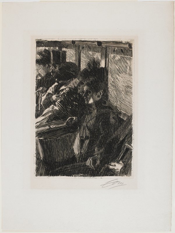 Omnibus, Anders Zorn, 1892