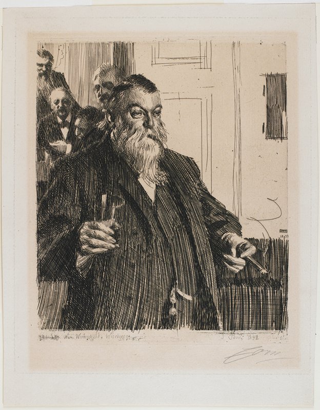 The Toast II, Anders Zorn, 1893