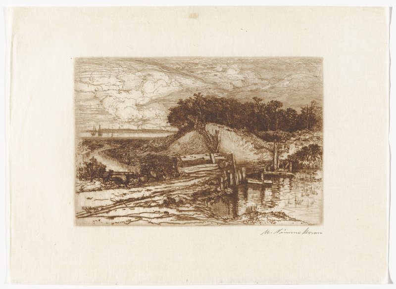 Gardiner's Bay, Long Island, Seen from Fresh Pond, Mary Nimmo Moran, 1884