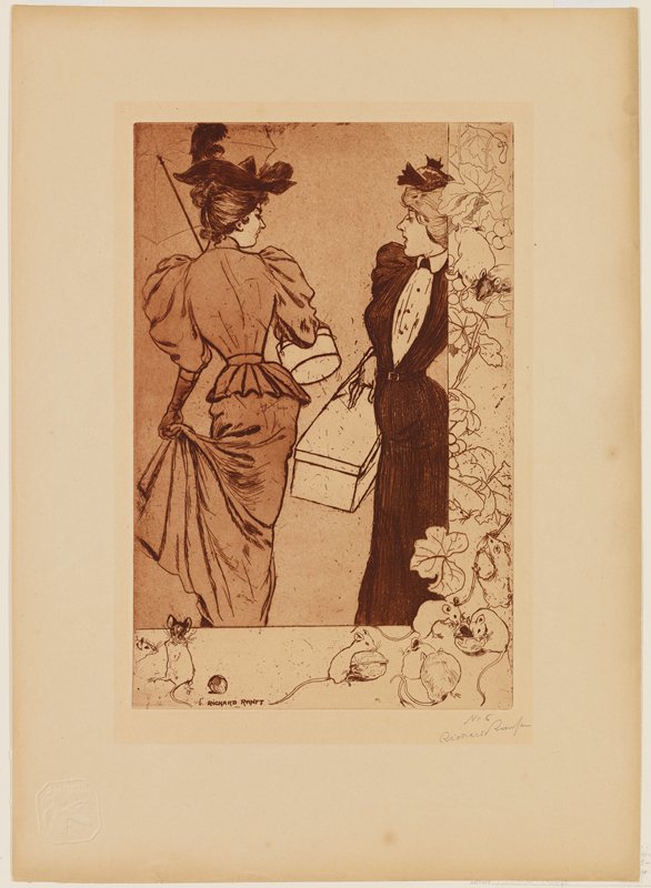Errand Girls, Richard Ranft, 1894