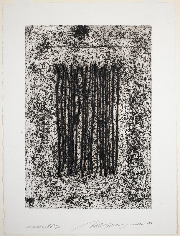 Les Pendus II, Adja Yunkers, 1980