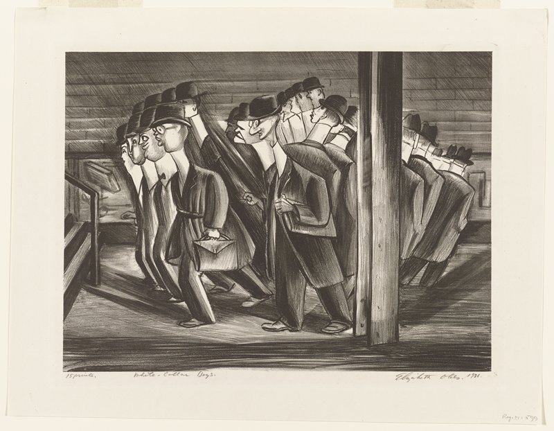 White Collar Boys, Elizabeth Olds, 1936