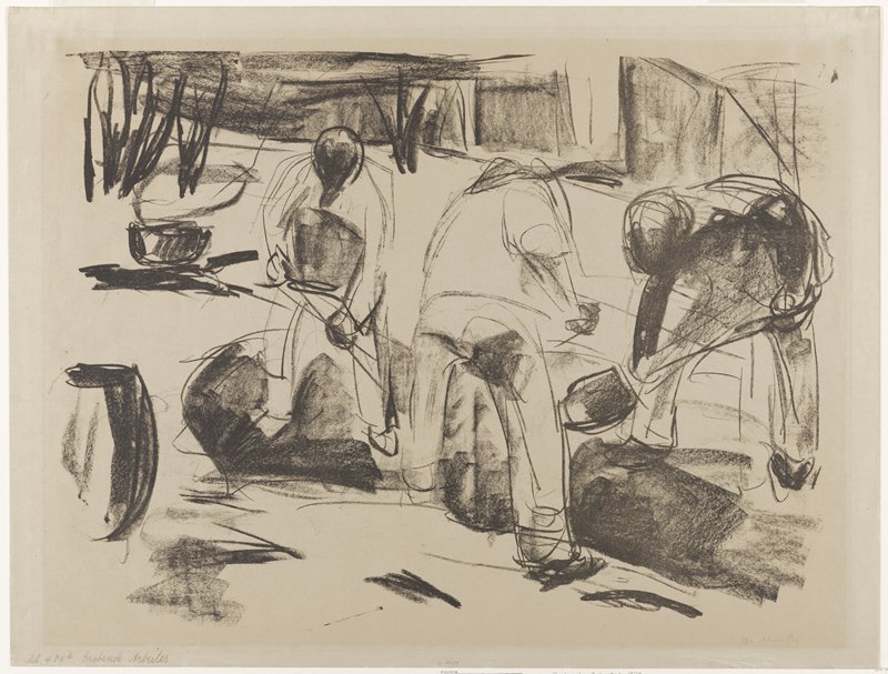 Streetworkers, Edvard Munch, 1920