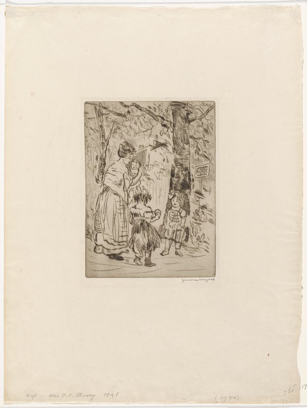 Springtime, Jerome Myers, 1919