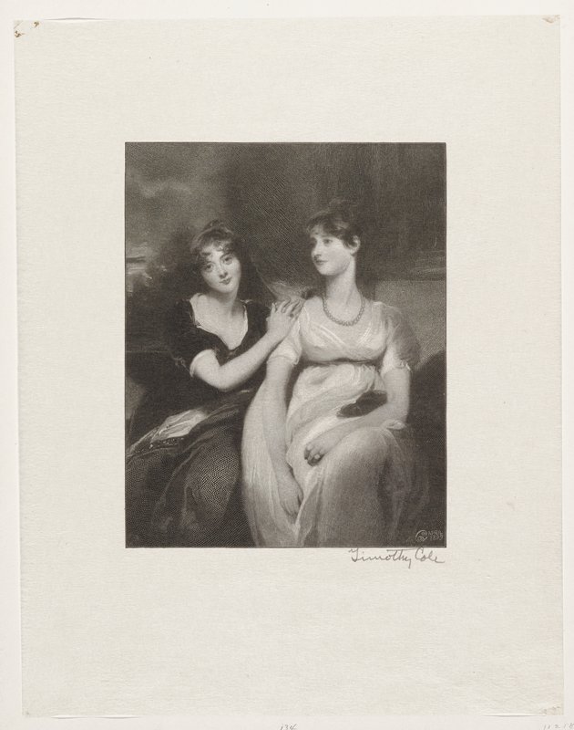 The Two Sisters, Timothy Cole, 1900