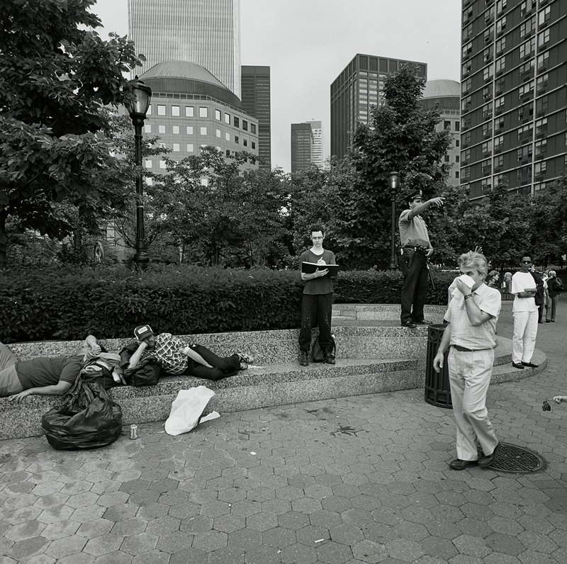 July Fourth, Battery Park City and World Trade Center, New York City, Toby Old, 1992