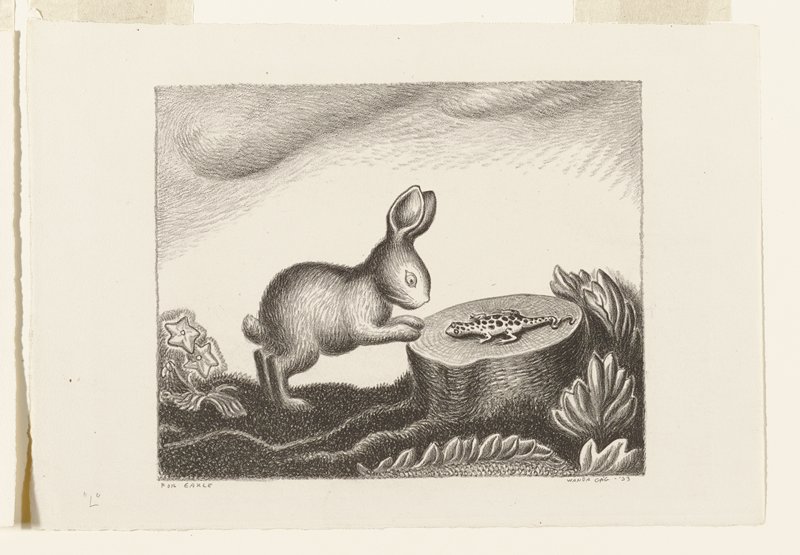 L from the ABC Bunny, Wanda Gág, 1933