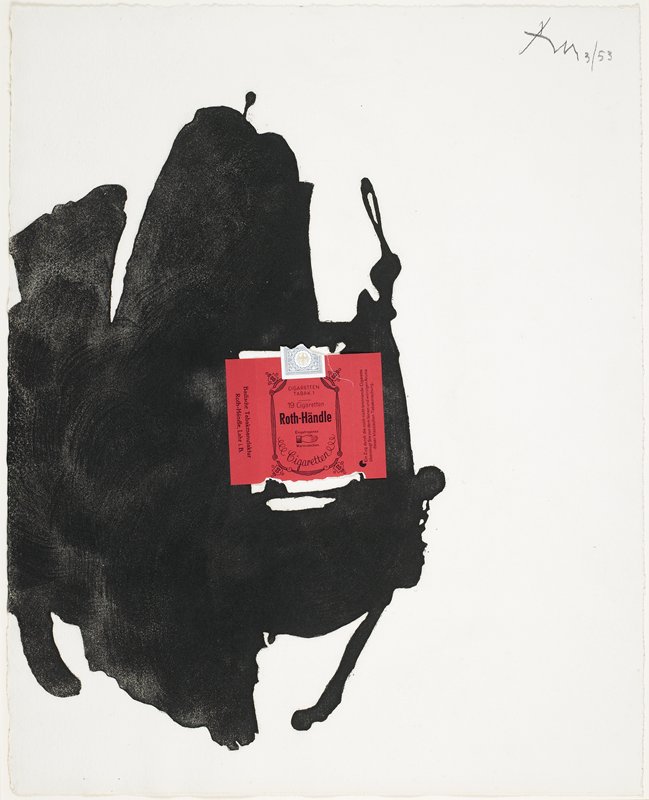 Roth-Händle, Robert Motherwell, 1975