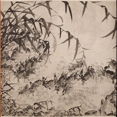 Dokumentasi “One Hundred Crabs”; Ink on paper. Minneapolis Institute of Art.