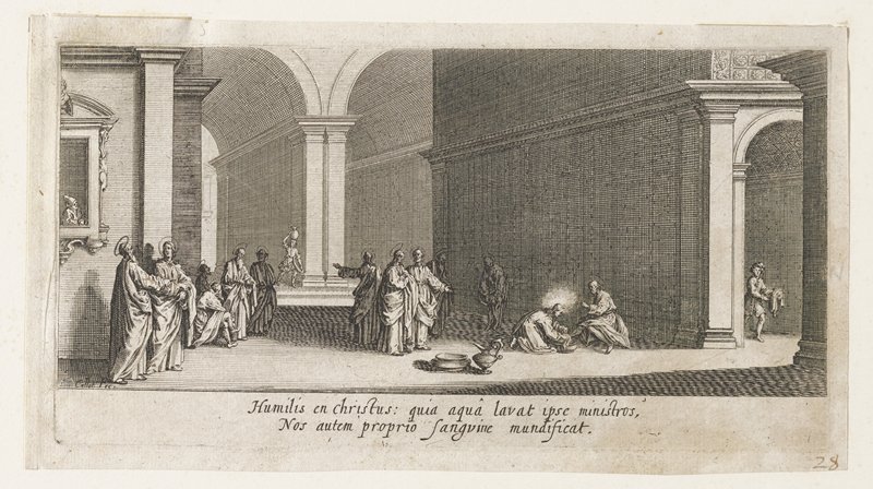 Le lavement des pieds, Jacques Callot, 1618