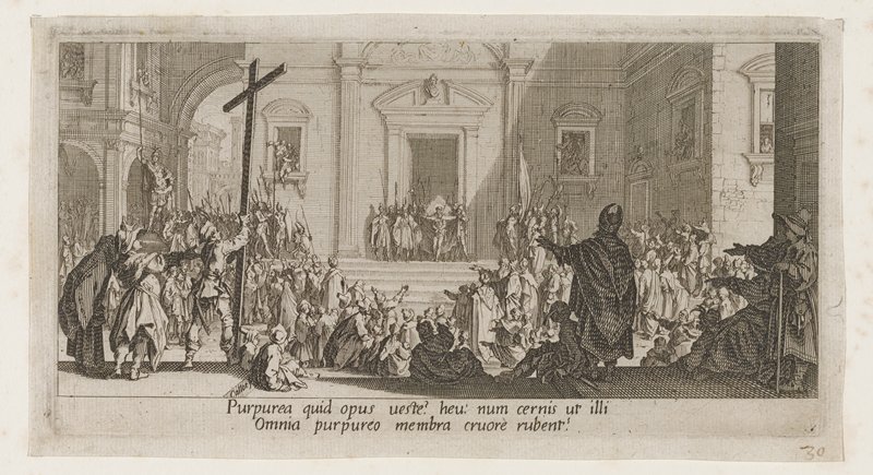 La présentation au peuple, Jacques Callot, 1618