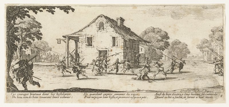La maraude, Jacques Callot, 1633