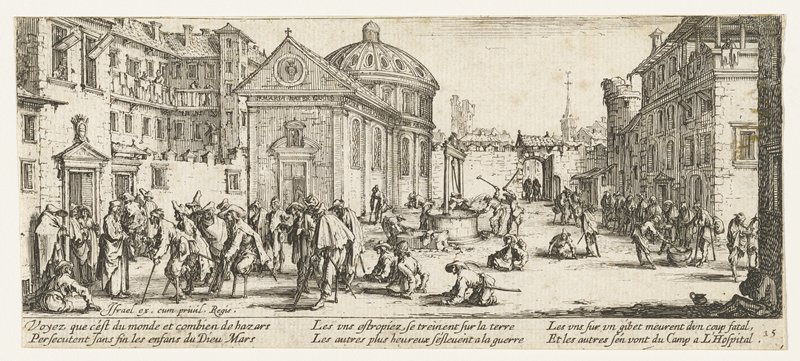 L'Hôpital, Jacques Callot, 1633