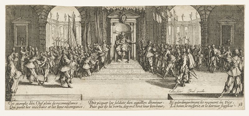 Distribution des récompenses, Jacques Callot, 1633