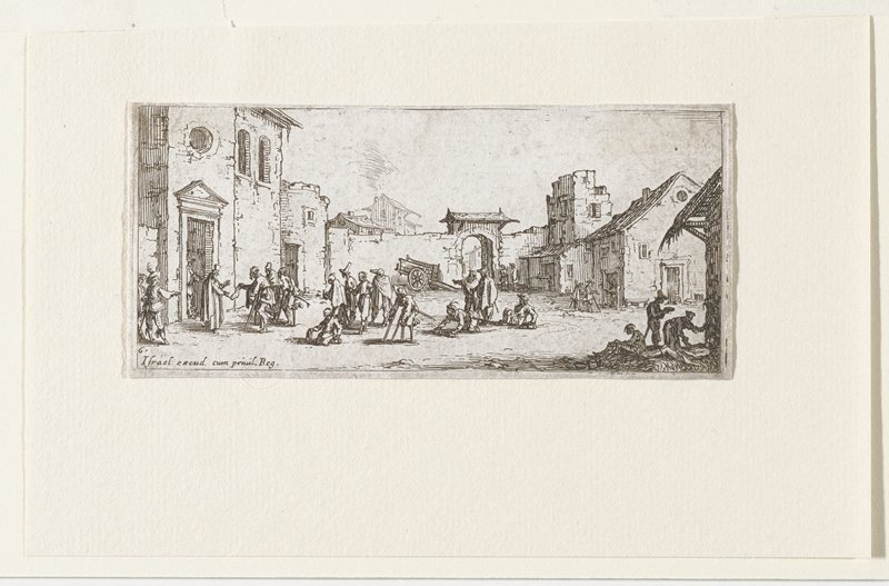 L'hôpital, Jacques Callot, 1635