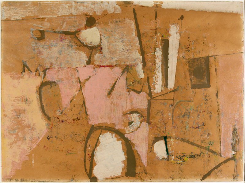 Untitled (Pink helicopter), Ray Parker, 1951–52