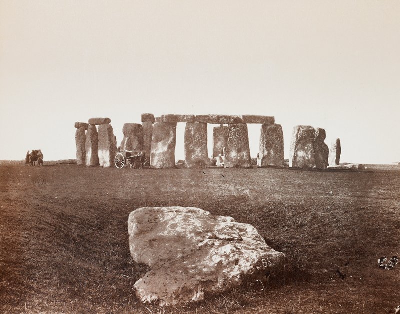 Slaughtering Stone, Stonehenge, England, 19th century