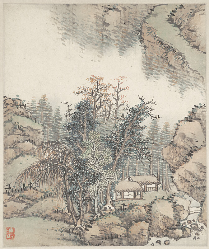 Leaf from Landscape Album, Cai Jia, 1735